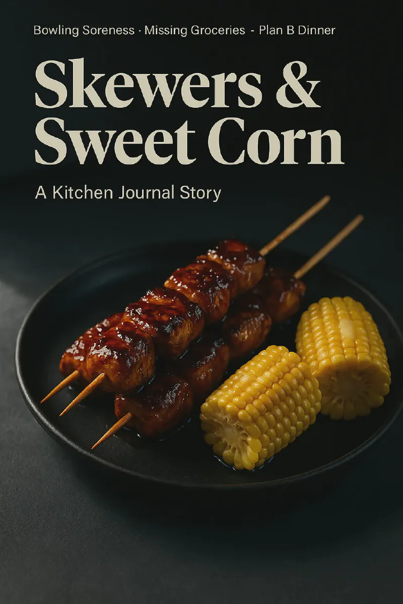 Sore Arms, Skewers & Sweet Corn